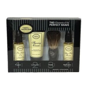 The Art of Shaving Essential Oil Starter Kit-Unscented-Sensitive Skin-New in Box